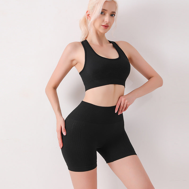 Seamless Yoga Clothes Two-piece Set
