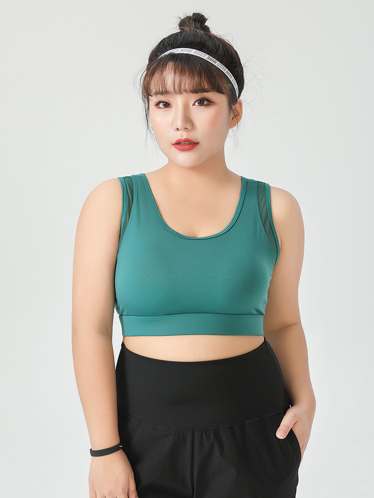 Large Size Sports bra Women Shockproof Yoga Vest