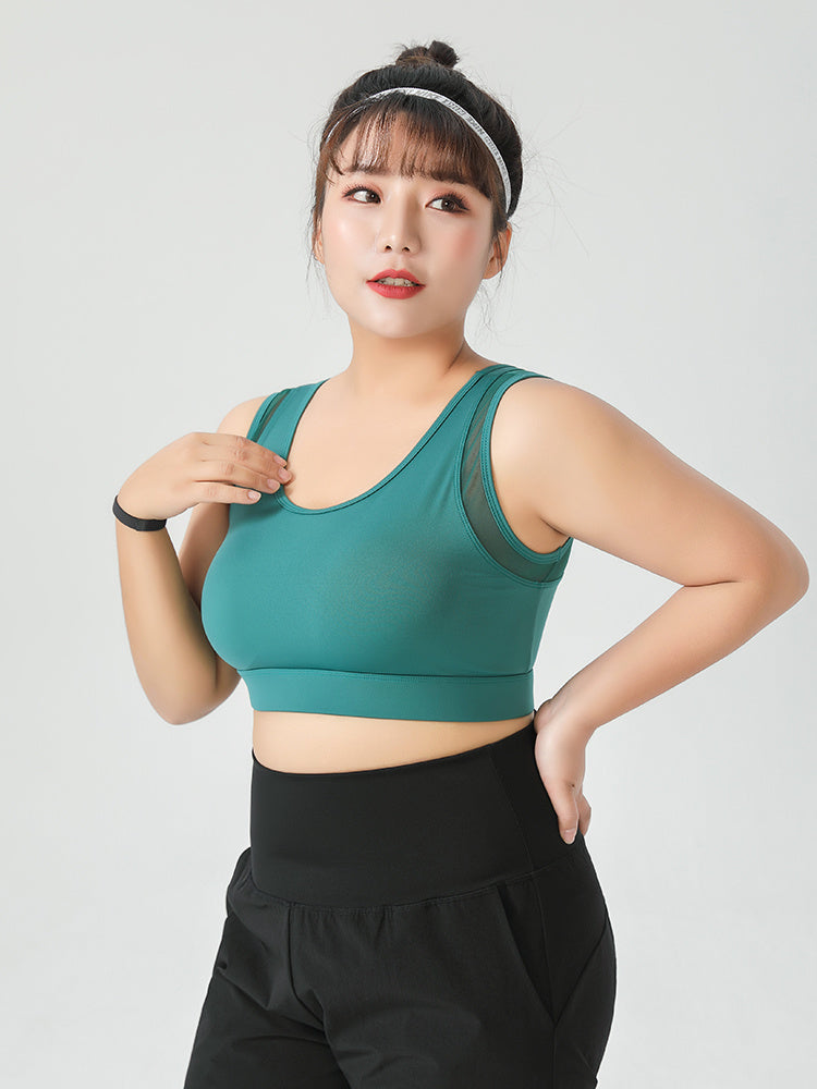 Large Size Sports bra Women Shockproof Yoga Vest
