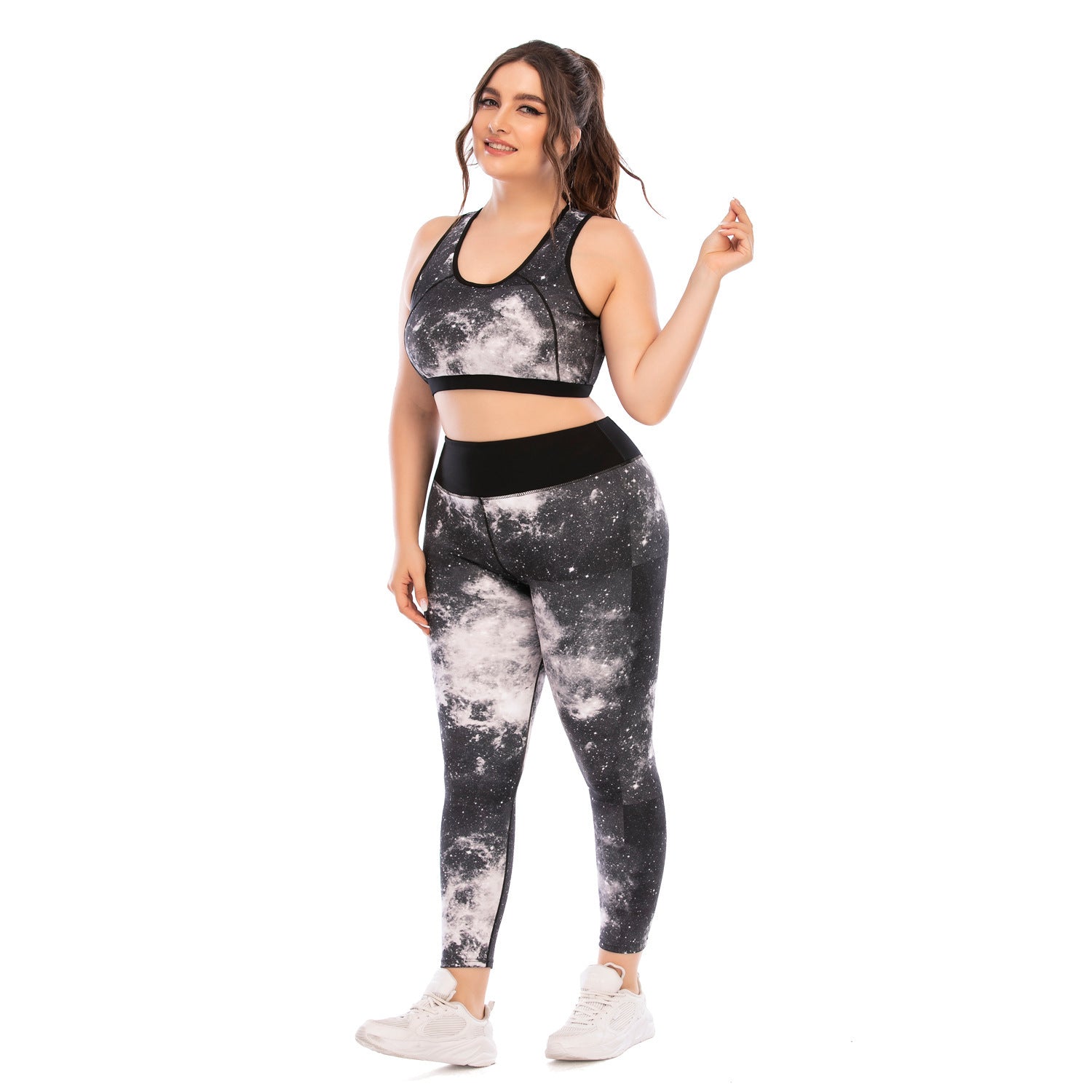 Workout Clothes Suit Plus Size Yoga Clothes Tight-fitting Sports Bra