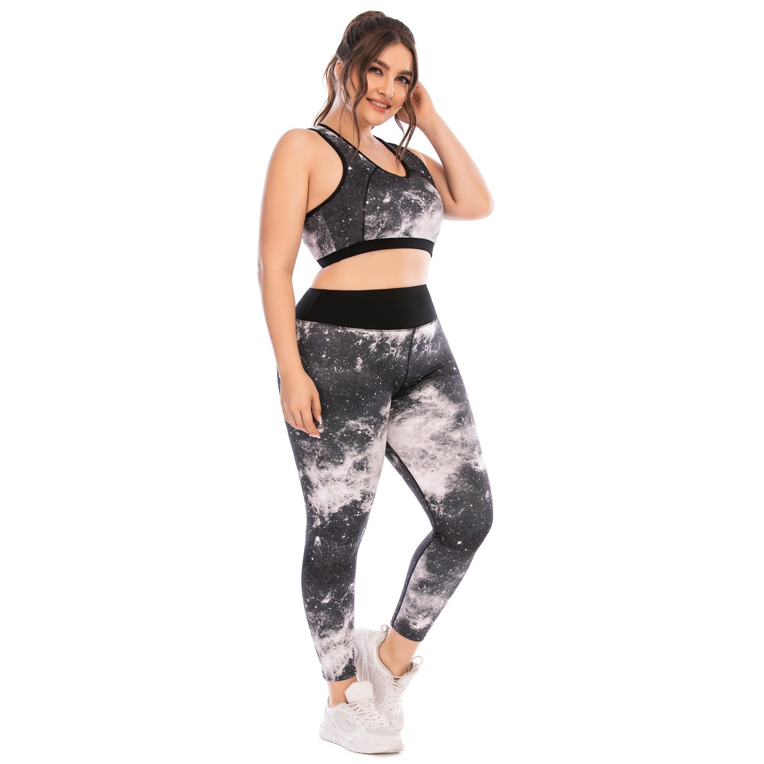 Workout Clothes Suit Plus Size Yoga Clothes Tight-fitting Sports Bra