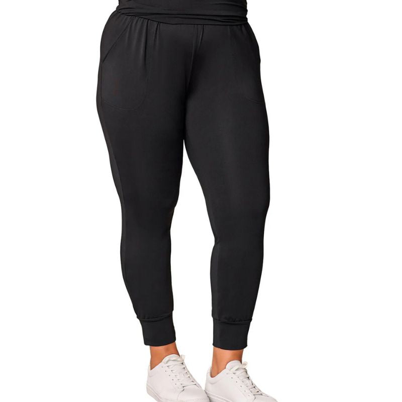 Casual Plus Size Fitness Cropped Tight Solid Color High Waist Leggings Women