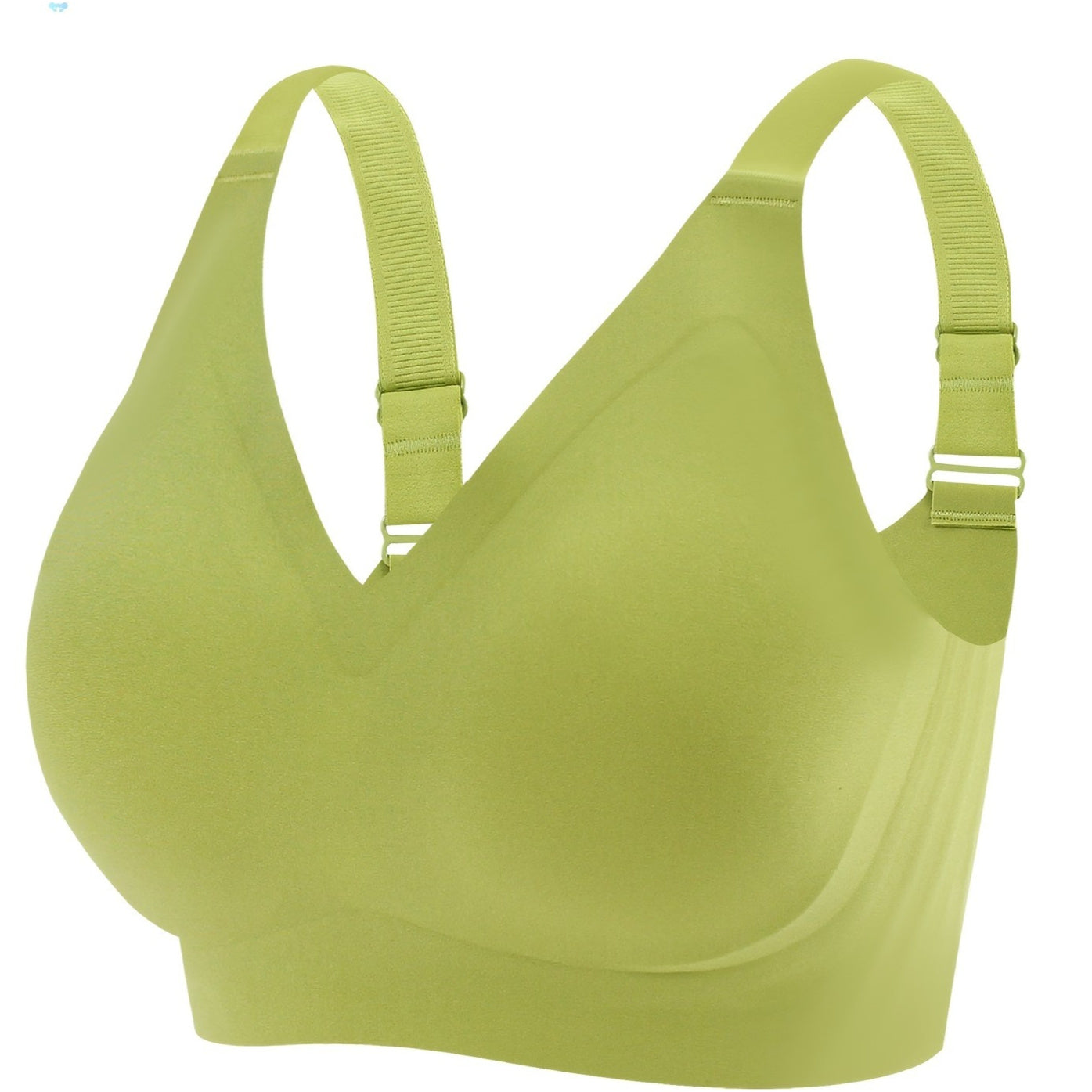 1pc Women'S Plus Size Seams Jelly Bra Sports Style