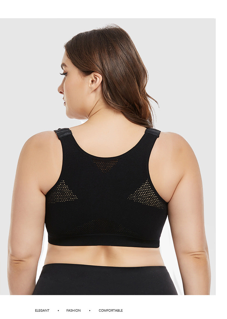 Large Size Sports Bra, Shockproof Yoga Sports Bra For Women